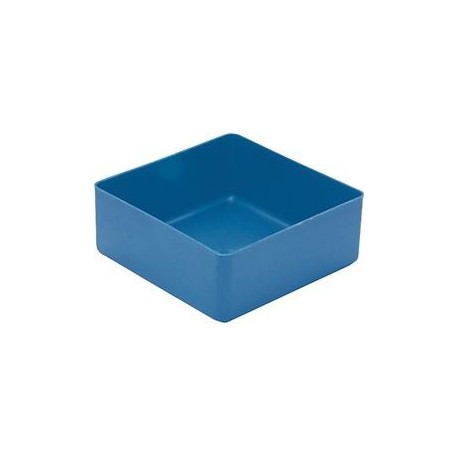 Boite rangement 99x99x40 mm bleu