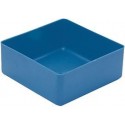 Boite rangement 99x99x40 mm bleu