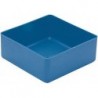 Boite rangement 99x99x40 mm bleu