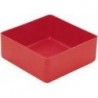 Boite rangement 99x99x40 mm rouge