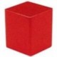 Boite rangement E 63/1 54x54x63 mm rouge