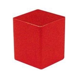 Boite rangement E 63/1 54x54x63 mm rouge