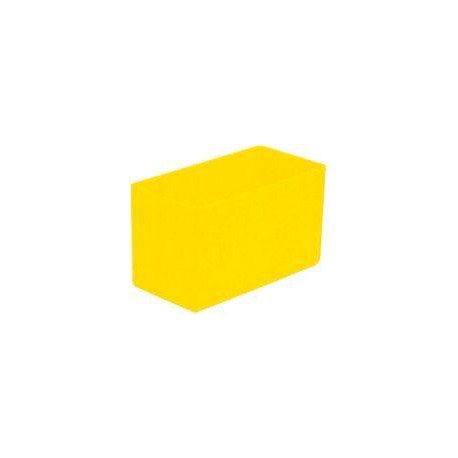 Boite rangement E 63/2 108x54x63 mm jaune