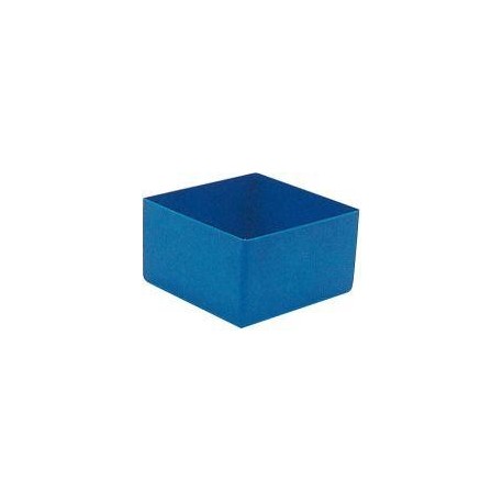 Boite rangement E 63/3 108x108x63 mm bleu