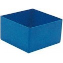 Boite rangement E 63/3 108x108x63 mm bleu