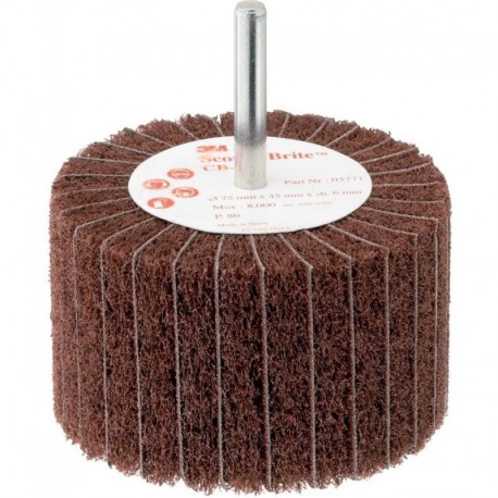 Brosse CB-ZS 762x45x6mm P80 A fin 3M