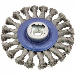Brosse ronde X-LOCK Acier nouée 125x mm osborn