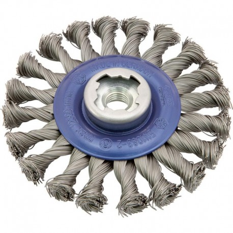 Brosse ronde X-LOCK Acier nouée 125x mm osborn