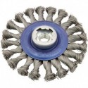Brosse ronde X-LOCK Acier nouée 125x mm osborn