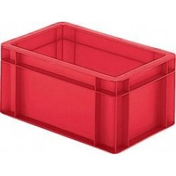 Caisse de transport 300x200x145 mm rouge