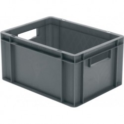 Caisse de transport 400x300x210 mm gris