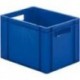 Caisse de transport 400x300x270 mm bleu