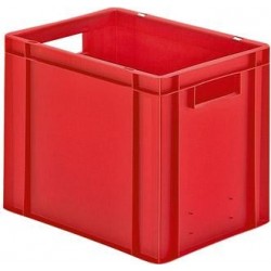 Caisse de transport 400x300x320 mm rouge
