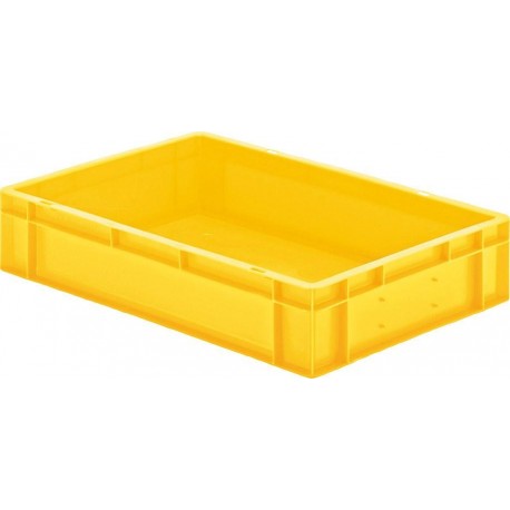 Caisse de transport 600x400x120 mm jaune