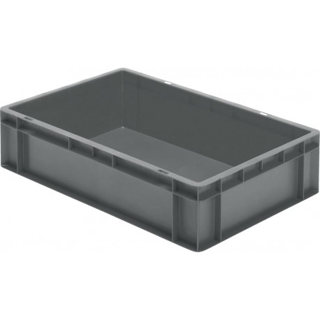 Caisse de transport 600x400x145 mm gris