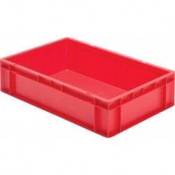 Caisse de transport 600x400x145 mm rouge
