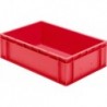 Caisse de transport 600x400x175 mm rouge