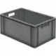 Caisse de transport 600x400x270 mm gris