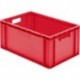 Caisse de transport 600x400x270 mm rouge