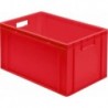 Caisse de transport 600x400x320 mm rouge