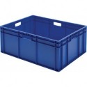 Caisse de transport 800x600x320 mm bleu