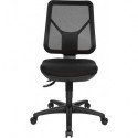 Chaise bureau Ergo Net noir/ noir