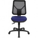 Chaise bureau Ergo Net bleu/ noir