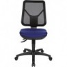 Chaise bureau Ergo Net bleu/ noir