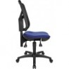Chaise bureau Ergo Net bleu/ noir