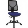 Chaise bureau Ergo Net bleu/ noir