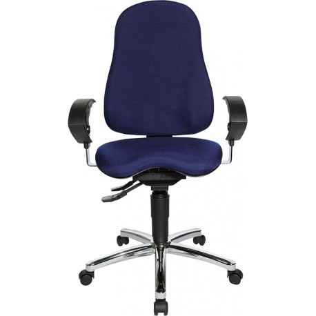 Chaise bureau Sitness 10 bleu