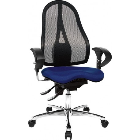 Chaise bureau Sitness 15 bleu/ noir