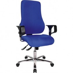 Chaise bureau Sitness 55 bleu royal