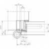 Charnière bande VX 7939/160 Inox