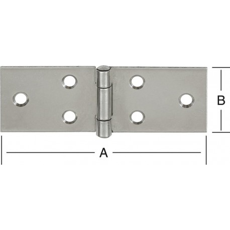 Charnière large Ch 80x28 mm
