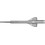 Burin SDS-plus avec douille de fixation SDS-plus, Modèle : Gouge à flancs, Larg. : 22 mm, Long. 250 mm