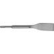 Burin SDS-plus avec douille de fixation SDS-plus, Modèle : Burin coudé**, Larg. : 40 mm, Long. 260 mm