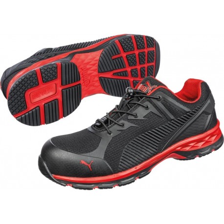 Chaussure de sécurité 643890 S1P ESD noir/rouge Taille 48 Puma