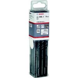 Lot de forets marteau SDS-plus-5, boîte grand format pour artisans, Ø : 8 mm, Long. hélice 150 mm, Long. totale 210 mm
