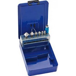 Jeu de 7 outils à chanfreiner et à ébavurer queue 1/4'' HS