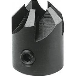 Jeu de forets à bois et fraises HS, Ø du foret hélicoïdal : 8 mm, Ø de lamage 20 mm, Ø de queue 8 mm