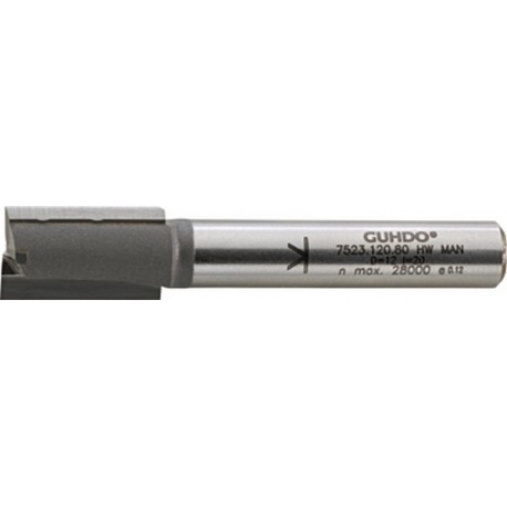Fraise à rainurer, outil à bois, lame de perçage équipée pour outil à bois, Ø : 16 mm, Long. utile 30 mm, Long. totale 90 mm