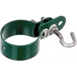 Collier de serrage pour poteau grillage contreventement.vert 48mm (Par 10)