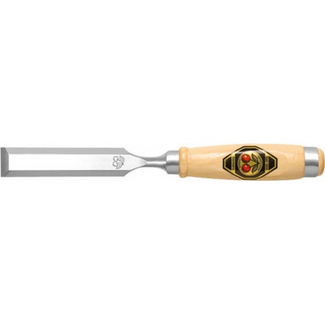 Ciseau avec manche en bois n° 1001, Larg. : de la lame : 10 mm