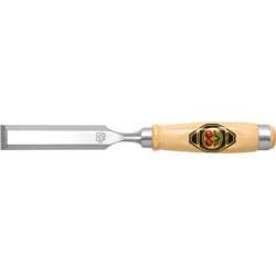 Ciseau avec manche en bois n° 1001, Larg. : de la lame : 20 mm