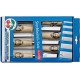Jeu de 6 ciseaux en acier à outils spécial avec manche en bois n° 1111 SB, Contenu : 6 10 12 16 20 26 mm