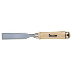 Ciseau avec manche en bois, Larg. : de la lame : 18 mm