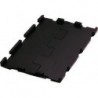 Couvercle pliant noir f. VTK 300 Pack a 4 unités