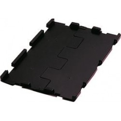 Couvercle pliant noir f. VTK 400 Pack a 4 unités