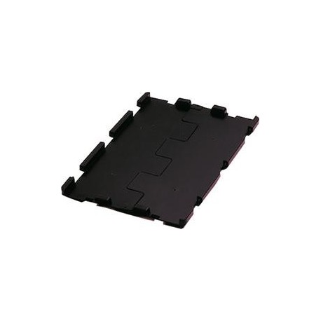 Couvercle pliant noir f. VTK 600 Pack a 4 unités